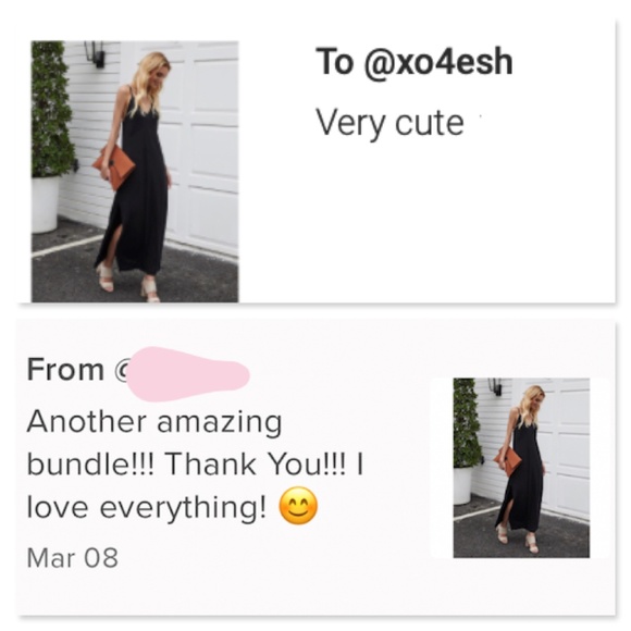 Black Cami Slip Casual Maxi Dress w/ Slits - Picture 7 of 9